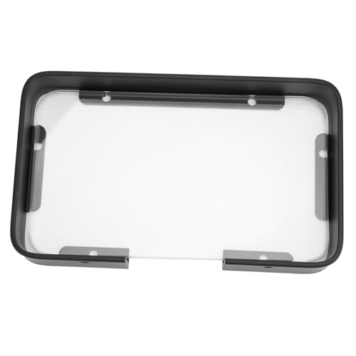 HOLIDYOYO Bathroom Glass Shelf Bracket Elegant Floating Storage Rack for Shampoo and Cosmetics Wall Mounted Organizer for and Kitchens Drill Installation