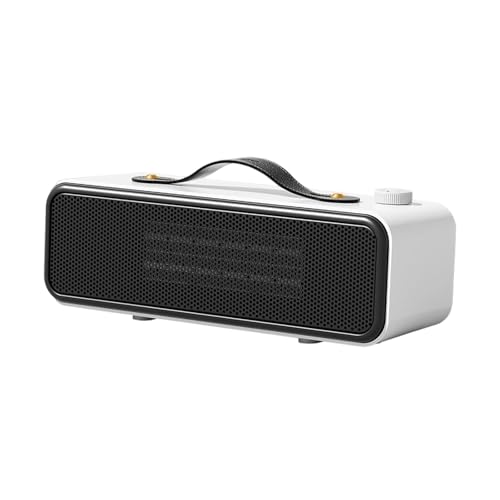 Chauffage d'appoint électrique rapide et petit radiateur de table compact noir - 8