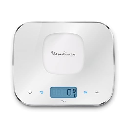 Moulinex accesorio Robot de cocina Companion, Báscula conectada a través de Bluetooth, báscula de cocina electrónica XF38E100