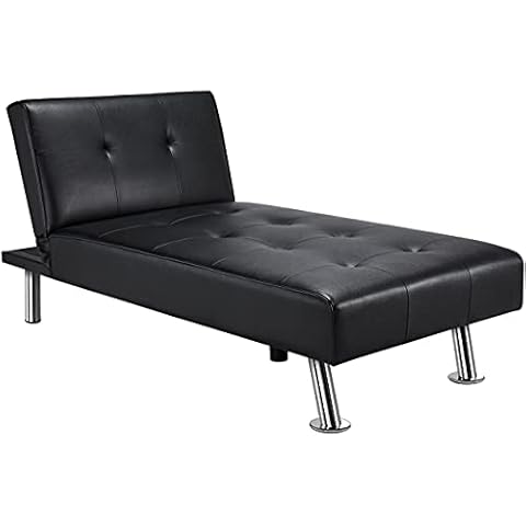 Topeakmart Convertible Chaise Lounge with 3 Positions Cover