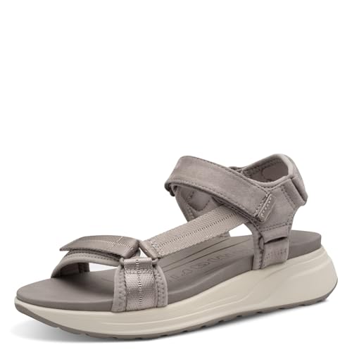 Sandales compensées gris Tamaris 38 idéales pour vos promenades en ville