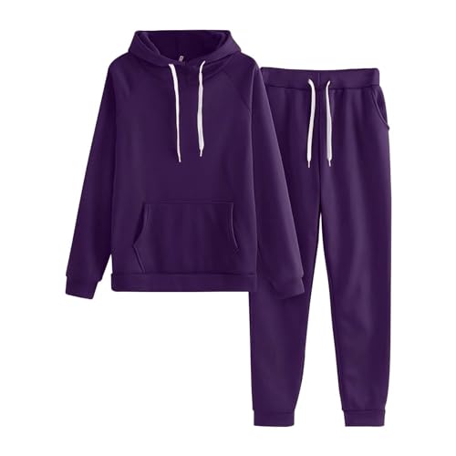 Ensemble sport femme vintage ample et chaud en couleur unie chic