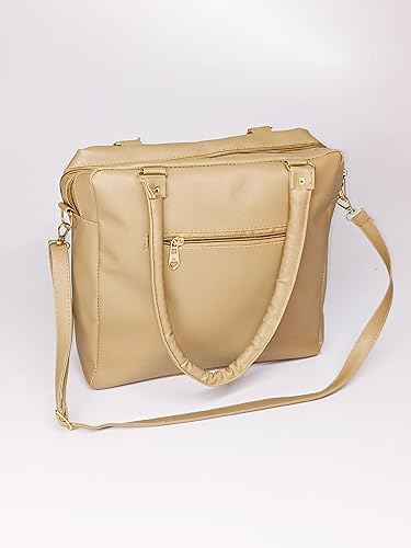 Image of women's pu leather handbag shoulder bag hand held bag with long strap queen collection simple sober and stylish (HB5)