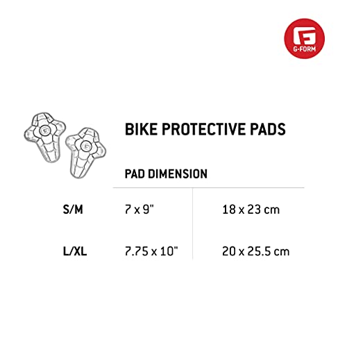 G-Form Slip-In Hip Protectors - Mountain Bike Hip Pads for Women - Black, Large/X-Large, L-XL - Image 2
