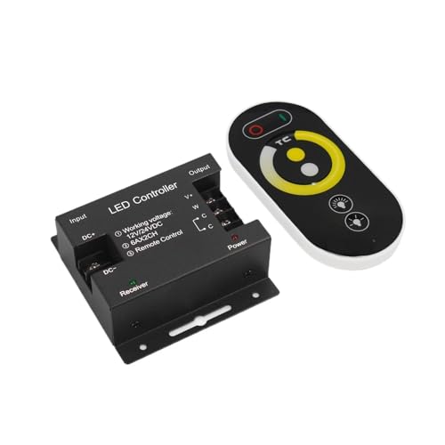 Contrôleur LED tactile de température de couleur et variateur LED pour ruban CCT