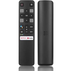 Universal Remote Control Replacement for TCL Smart TV All Models, Compatible with TCL All Android 4K UHD TVs 40S334 50S434 55S434 75S434 40S330 70S430, etc (No Voice Command)