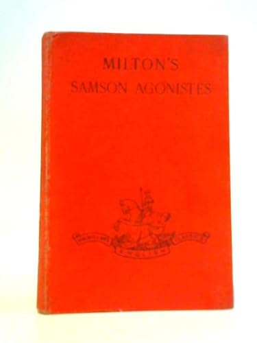 Samson Agonistes B001K589OI Book Cover