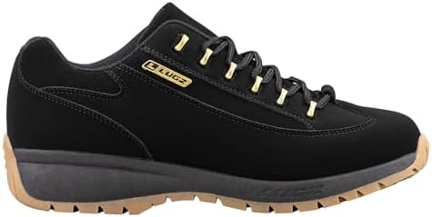 Lugz Men's Express Fashion Sneaker, Black/Gold/Gum, 10.5 D US | Image 2