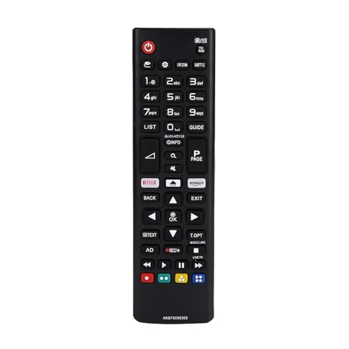 AKB75095308 - Mando a distancia de repuesto para LG TV AKB75095303 24MT49S 28MT49S 32LJ590U 32LJ610V 43LJ594V 43LJ614V 43LJ624V 43UJ651V 43UJ6777 0 V, 43 L. J634V 43UJ630V 43UJ634V 43UJ635V 49LJ594