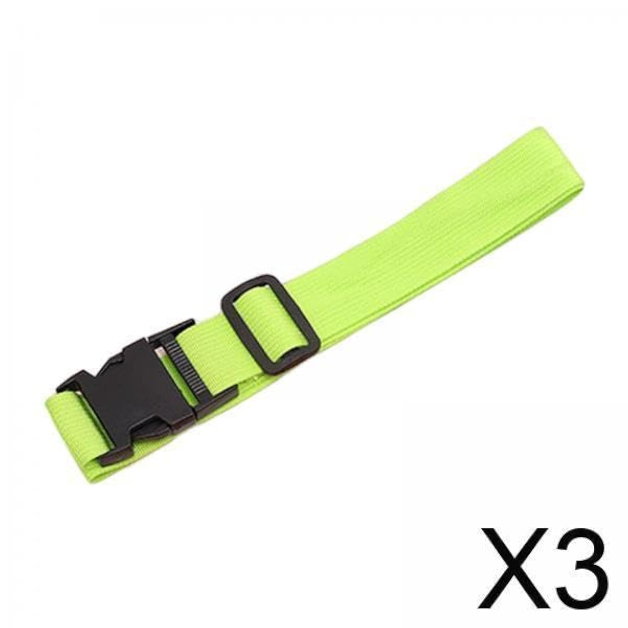 3x Adjustable Suitcase Tie Down Straps