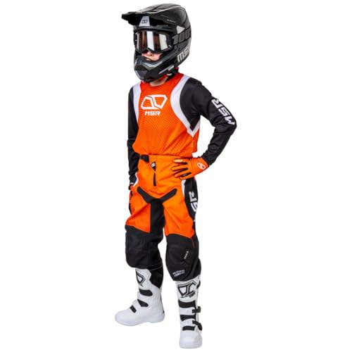 MSR Axxis Youth Dirt Bike Motocross MTB Jersey X-Small Orange by MSR - Image 5