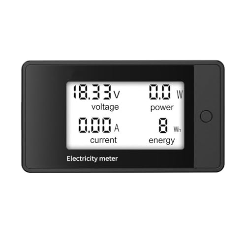 Voltmètre numérique CC haute fiabilité 8-100V avec écran LCD Gold pour outil