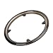 POCREATION Crank Ring Protector, Sprocket Protective Cover with 4 Holes Plastic Chainwheel Protective Guard Cover Black