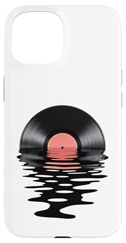 ビニールウォーターミラー レトロミュージック スマホケース iPhone 15 用