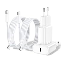USB C Ladegerät mit Ladekabel 2Pack, 20W PD Schnellladegerät mit 2M USB C Kabel Universell für iPhone 17/16/15, iPad Pro/Air, MacBook