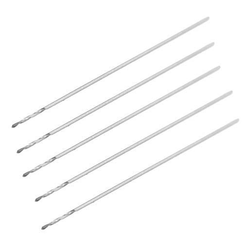 Juego de Mini Brocas de 0,3 Mm, 10 Brocas Helicoidales de Acero de Alta Velocidad para Metal, Madera, Trabajo Manual, Bricolaje, Joyería Artesanal, Perforación de Perlas, Ensamblaje, Fabricación de Mo