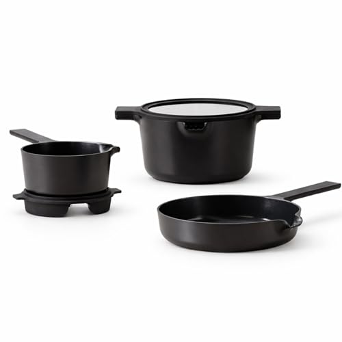 Alva Neat 5-Piece Nonstick Nesting Cookware Set