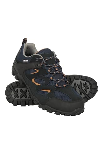 Mountain Warehouse Curlews Mens Waterproof Walking Shoes - Quick Drying Footwear, Suede & Mesh Outer & Rubber Sole - for Autumn, Winter, Camping & Hiking