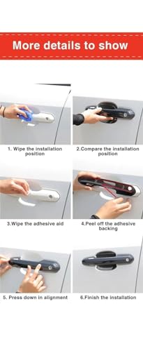 Cubierta de manija exterior para Nissan Primera P12 con protección avanzada antiarañazos 4
