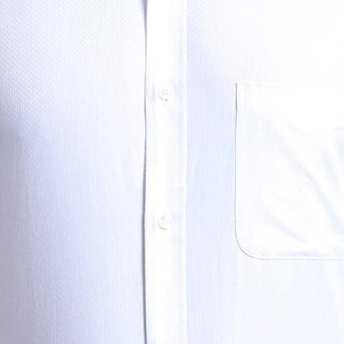 Image of Park Avenue Men's Pure Cotton Structure Pattern Luxus Fit Narrow Collar Full Sleeve Formal Shirt