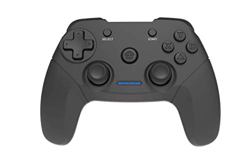 Mando PC PS3 TV Inalámbrico, Maegoo 2.4GHz Wireless Game Controlador Gamepad Joystick con Dual Shock Recargable para Sony Playstation 3 y PC Windows 10 XP 7 8 8.1 Smart TV/ TV Box (Negro)