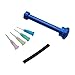 ROYALEAD Aluminum Alloy Manual Syringes Dispenser Plunger Tool Solder Flux Pastes Booster for UV Solder Mask Ink Welding Oil Push