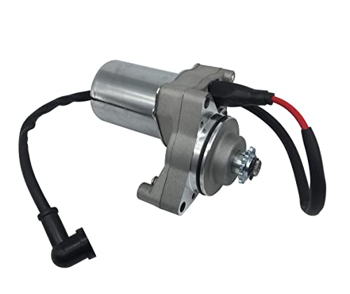Image of 3 Bolt Starter Motor with Line for 50cc 70 cc 90cc 100 cc 110cc 125 cc Dirt Bikes Go Karts ATV Pit Bike Dune Buggy Sandrail Quad 4 Wheelers SSR Roketa Taotao Coolster Jonway SunL