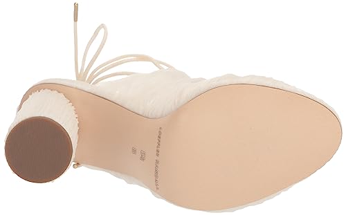 Teresa Pearl Pleated Lace-Up Sandal4