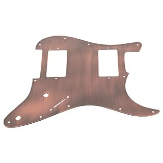 Plaque arrière de Guitare-Guitares cuivre HH Pickguard et Plaque arrière Tremolo Cavity Cover pour Guitare - Les Beatles, Paul McCartney, John Lennon, RIngo Starr, George Harrison Plaque arrière de Guitare-Guitares cuivre HH Pickguard et Plaque arrière Tremolo Cavity Cover pour Guitare – Image 7