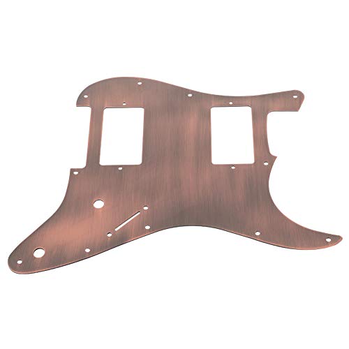 Plaque arrière de Guitare-Guitares cuivre HH Pickguard et Plaque arrière Tremolo Cavity Cover pour Guitare - Les Beatles, Paul McCartney, John Lennon, RIngo Starr, George Harrison Plaque arrière de Guitare-Guitares cuivre HH Pickguard et Plaque arrière Tremolo Cavity Cover pour Guitare – Image 8