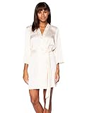  Iris & Lilly Damen Kimono-Morgenmantel aus Baumwolle, Pink (Pink Bridesmaid), M, Label: M