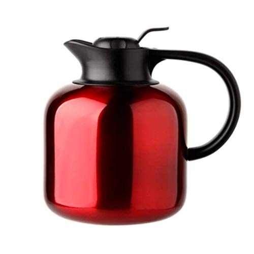 XBR Tetera de Acero Inoxidable Pulido con Hojas Sueltas y bolsitas de té, Apta para lavavajillas y Resistente al Calor (Color : A) Cover