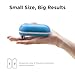 Kitchen Mama Mini Electric Can Opener Smooth Edge: Opens Can with One Press - Ultra-Compact, Portable, Hands-Free, Safe, Cordless, Seniors with Arthritis, Automatic, Battery Operated Appliance (Blue)