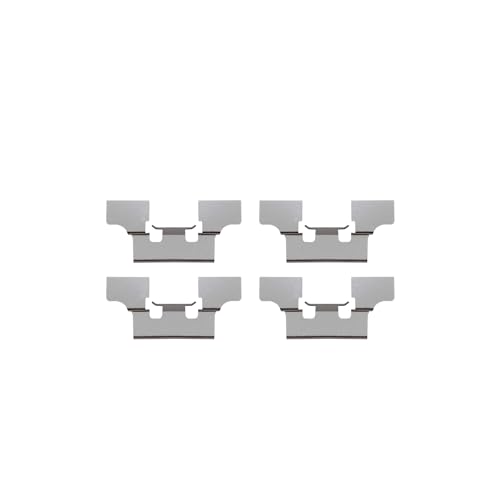 Image of Detroit Axle - Rear Brake Pads for Ford Thunderbird Dodge Viper Jaguar S-Type Vanden Plas XJ8 Lincoln LS Ceramic Brake Pads w /Hardware Replacement