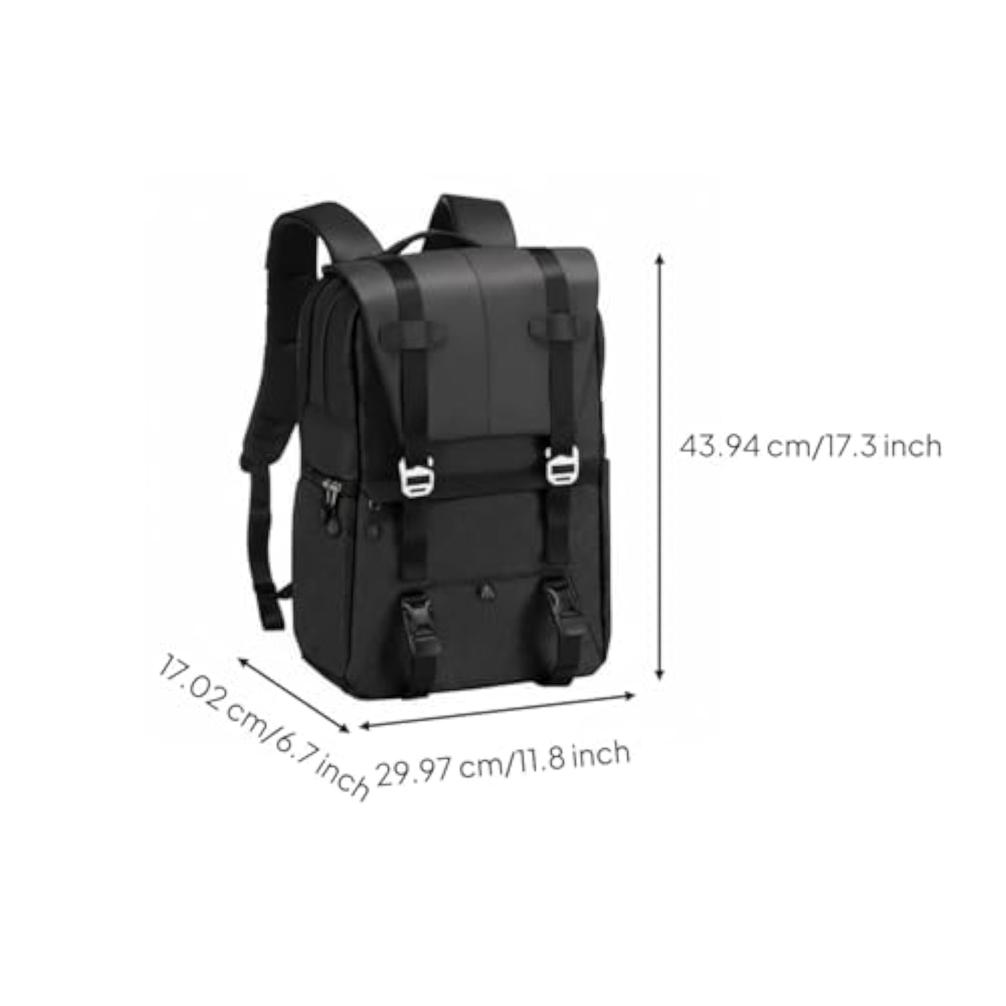 Removable Dividers Photographer Backpack for Travelers