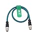 HangTon Ethernet Cat7e Cable for Cognex Industrial Sensor Camera M12 8 Pin X-Coded to 8 Position X-Coding 1M