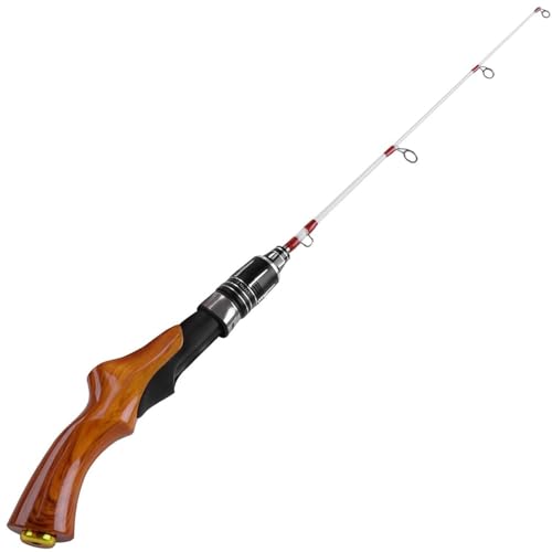 Ice Fishing Rod,Lightweight Portable Spinning Rod Ice Fishing Pole Winter Ice Fishing Tackle for Walleye Perch Panfish and Trout