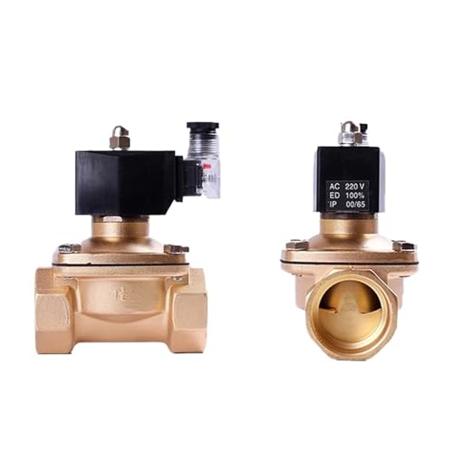 Électrovanne normalement fermée BSP 380VAC vanne d'arrêt eau et air comprimé