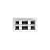 BUILDMART - 8x4 White Modern AC Vent Cover - Decorative Air Vent - Standard Linear Slot Diffuser - Register Grille for Ceiling, Walls & Floors - Texas Buildmart