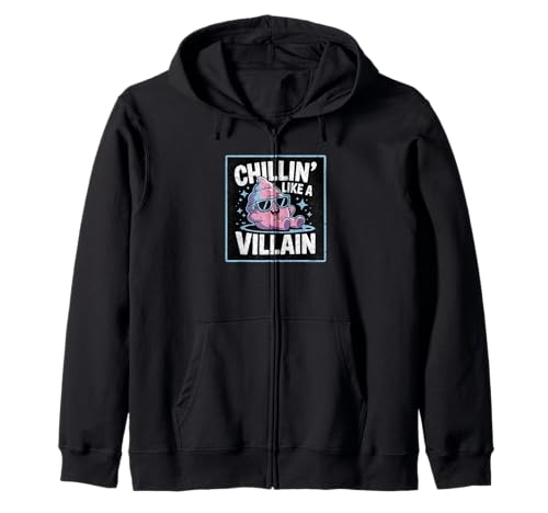 Chillin Like A Villain - Cono color Felpa con cappuccio crema