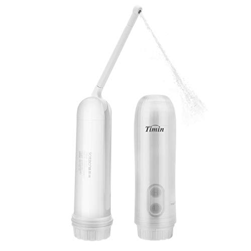 Timin 携帯ウォシュレット ポータブル電池式 2モード 180°回転 電源不要 簡易おしり洗浄器 低騒音washlet 介護&海外旅行や外出時用簡易シャワートイレ