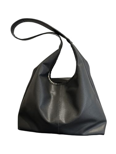 SweatyRocks Women's PU Leather Hobo Shoulder Bags Top Handle Large Tote Purses