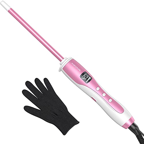 Wavytalk 3/8in Curling Wand β Ceramic Barrel, Adjustable Tem