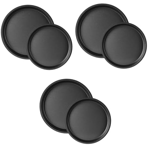 PRETYZOOM Plaque à Pizza Antiadhésive Cover