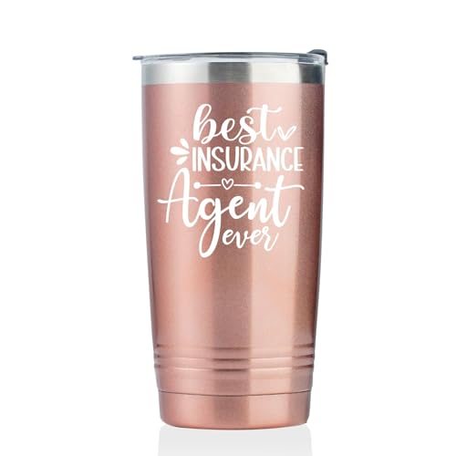 Onebttl Insurance Gifts for Women, Best Insurance Agent Ever, Stainless