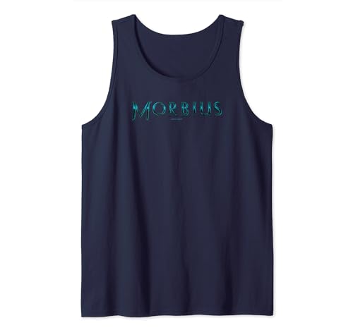 Débardeur Marvel Morbius Logo V-1 en coton noir pour homme