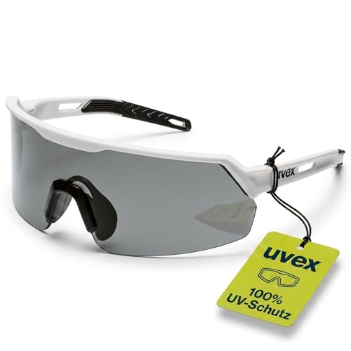 Uvex ultrashield Schutzbrille – kratzfest & beschlagfrei, sportliche Arbeits- und Bügelbrille mit 100% UV-Schutz, rutschfest & bequem