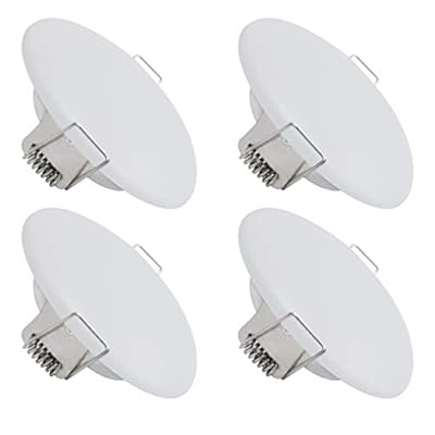 Dream lighting RV Recessed LED Lights 12v 3.5 inch led recessed Ceiling Cabin Dome Lighting with Spring Clips 3500K, 250lm, Pack of 4
