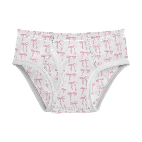 Boys' Exclusive Briefs Toddler Underwear 95% Combed Cotton Boxerbriefs 2T Pink Bow 61