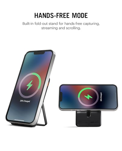 Image of DailyObjects Surge 10000 mAh Fast Charging 3.0 Magnetic Wireless Battery Power Bank Compatible with iPhone 15,14,13,12 and All Qi Enabled Phones | Multi-Layer chipset Safety Protection
